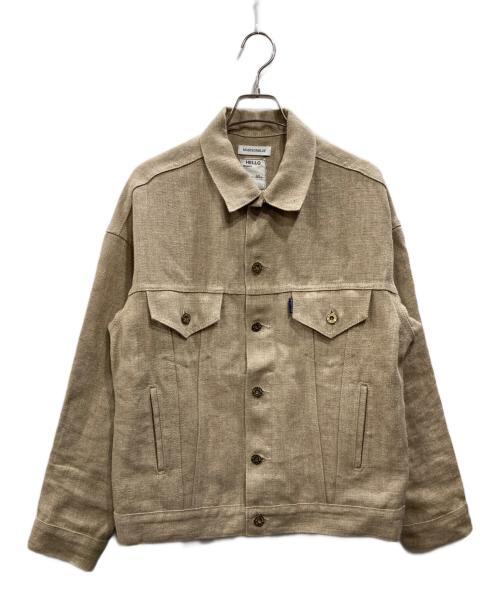 MADISON BLUE（マディソンブルー）MADISON BLUE (マディソンブルー) リネントラッカージャケット ベージュ サイズ:00の古着・服飾アイテム