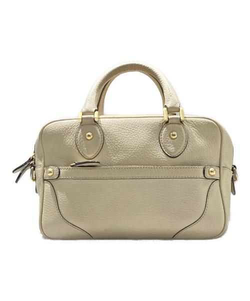 J&M DAVIDSON（ジェイ＆エム デヴィッドソン）J&M DAVIDSON (ジェイ＆エム デヴィッドソン) BABY MIAハンドバッグ ベージュの古着・服飾アイテム