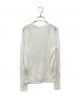 THE RERACS (ザ リラクス) RAGLAN CREW NECK PULLOVER KNIT ホワイト サイズ:38：5000円