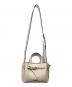 MICHAEL KORS (マイケルコース) エミリア レザー スモール サッチェル アイボリー：8000円