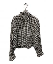 JOURNAL STANDARD（ジャーナルスタンダード）の古着「ゼフィールクロップドシャツ」｜ブラック