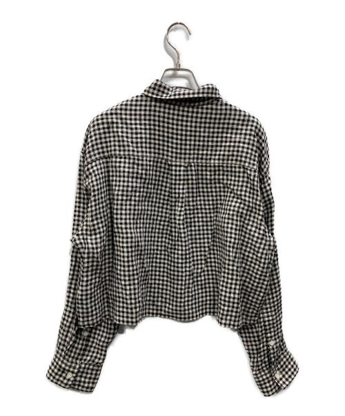 JOURNAL STANDARD（ジャーナルスタンダード）JOURNAL STANDARD (ジャーナルスタンダード) ゼフィールクロップドシャツ ブラック サイズ:FREEの古着・服飾アイテム