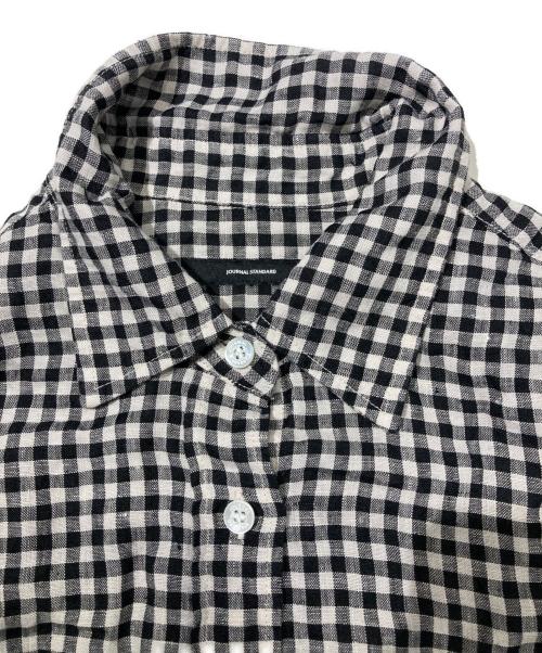 JOURNAL STANDARD（ジャーナルスタンダード）JOURNAL STANDARD (ジャーナルスタンダード) ゼフィールクロップドシャツ ブラック サイズ:FREEの古着・服飾アイテム