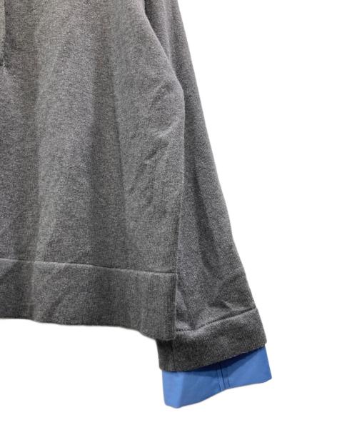 UNITED ARROWS（ユナイテッドアローズ）UNITED ARROWS (ユナイテッドアローズ) 4WAY シャツコンビ ポロニット グレー サイズ:Freeの古着・服飾アイテム