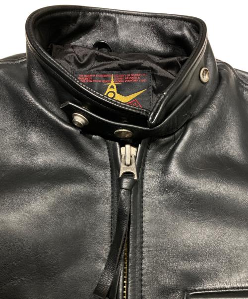 B-McCOY'S（ビーマッコイズ）B-McCOY'S (ビーマッコイズ) シングルライダースジャケット ブラック サイズ:40の古着・服飾アイテム