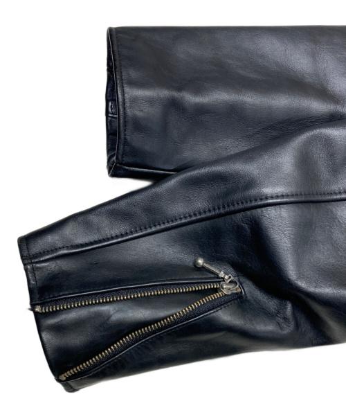 B-McCOY'S（ビーマッコイズ）B-McCOY'S (ビーマッコイズ) シングルライダースジャケット ブラック サイズ:40の古着・服飾アイテム