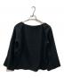 DES PRES (デ プレ) ライトダブルクロス ボートネックブラウス ブラック サイズ:SIZE Free：5000円