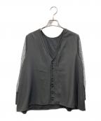 Ameriアメリ）の古着「2WAY DOT SLEEVE BLOUSE」｜ブラック