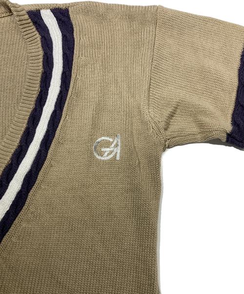 GIORGIO ARMANI（ジョルジョアルマーニ）GIORGIO ARMANI (ジョルジョアルマーニ) コットンレーヨンカーディガン ベージュ サイズ:Sの古着・服飾アイテム