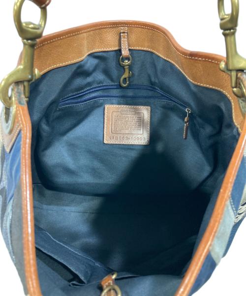 COACH（コーチ）COACH (コーチ) ショルダーバッグ インディゴの古着・服飾アイテム