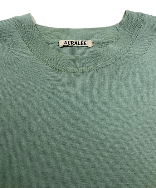 AURALEE（オーラリー）AURALEE (オーラリー) ウールポリエステルハイゲージリブニットT グリーン サイズ:4の古着・服飾アイテム