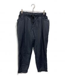 Stripes For Creative（ストライプ フォー クリエイティブ）の古着「WIDE TAPERED EASY PANTS（ワイドテーパードイージーパンツ）」｜ブラック