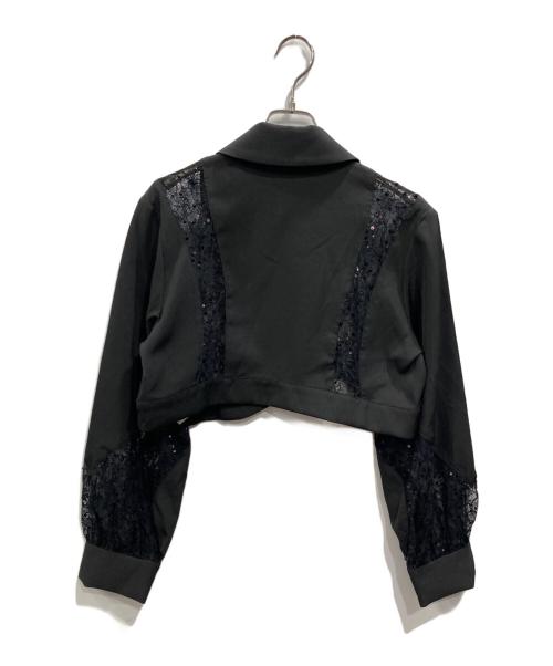 HARE（ハレ）HARE (ハレ) スパンコールレースブルゾン ブラック サイズ:SIZE Freeの古着・服飾アイテム