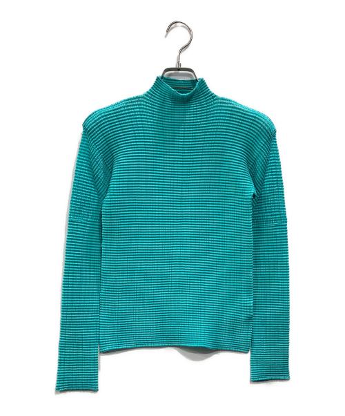 ISSEY MIYAKE FETE（イッセイミヤケフェット）ISSEY MIYAKE FETE (イッセイミヤケフェット) プリーツカットソー ブルー サイズ:2の古着・服飾アイテム