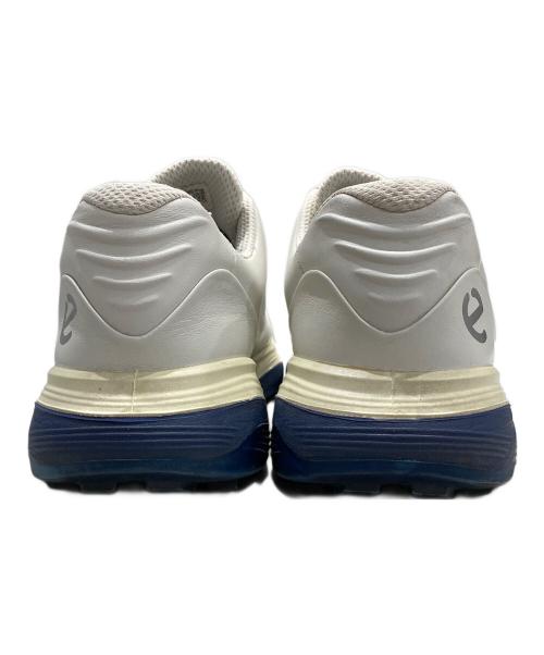 ECCO（エコー）ECCO (エコー) レザーウォータープルーフゴルフシューズ アイボリー サイズ:28cmの古着・服飾アイテム