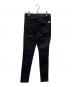 BORDERS at BALCONY (ボーダーズアットバルコニー) BASIC SKINNY DENIM PANTS ブラック サイズ:38：6000円