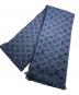 LOUIS VUITTON (ルイ ヴィトン) ウールマフラー ネイビー：30000円