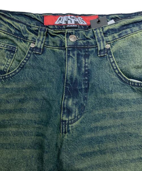 Jaded London（ジェイデッドロンドン）Jaded London (ジェイデッドロンドン) バギーデニムパンツ グリーン サイズ:M 未使用品の古着・服飾アイテム
