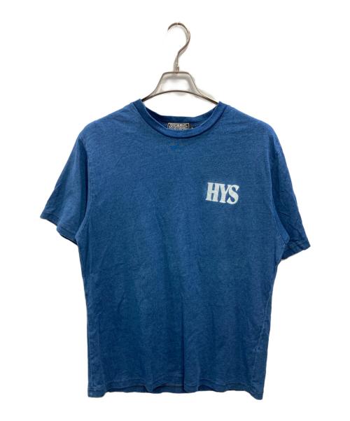 Hysteric Glamour（ヒステリックグラマー）Hysteric Glamour (ヒステリックグラマー) WHISKY WOMAN(ウィスキーウーマン） Tシャツ インディゴ サイズ:SIZE Lの古着・服飾アイテム