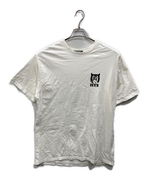 Hysteric Glamour（ヒステリックグラマー）Hysteric Glamour (ヒステリックグラマー) HOTTER THAN HELL（ホッターザンヘル） Tシャツ ホワイト サイズ:SIZE XLの古着・服飾アイテム