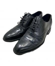 SHIPS×CHEANEY（シップス×チーニー）の古着「セミブローグシューズ」｜ブラック
