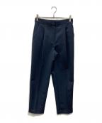 theoryセオリー）の古着「Wool Hopsack Taperd Pant」｜ネイビー