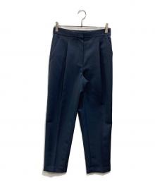 theory（セオリー）の古着「Wool Hopsack Taperd Pant」｜ネイビー