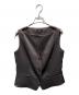 theory（セオリー）の古着「Base Satin Boat Neck Vest」｜カーキ