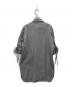 Y's (ワイズ) DOBBY STRIPE SHIRRING SLEEVE SHIRT グレー サイズ:1：14000円