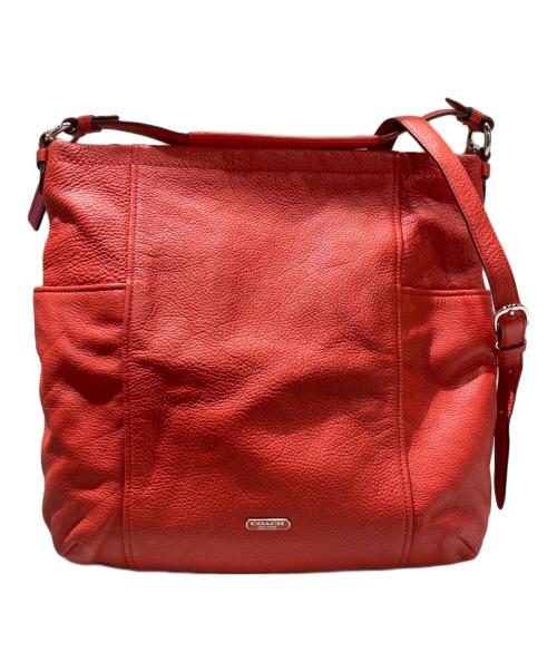 COACH（コーチ）COACH (コーチ) ショルダーバッグ レッドの古着・服飾アイテム