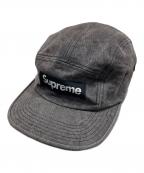 SUPREMEシュプリーム）の古着「washed canvas camp cap」｜ブラック