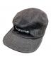 Supreme（シュプリーム）の古着「washed canvas camp cap」｜ブラック