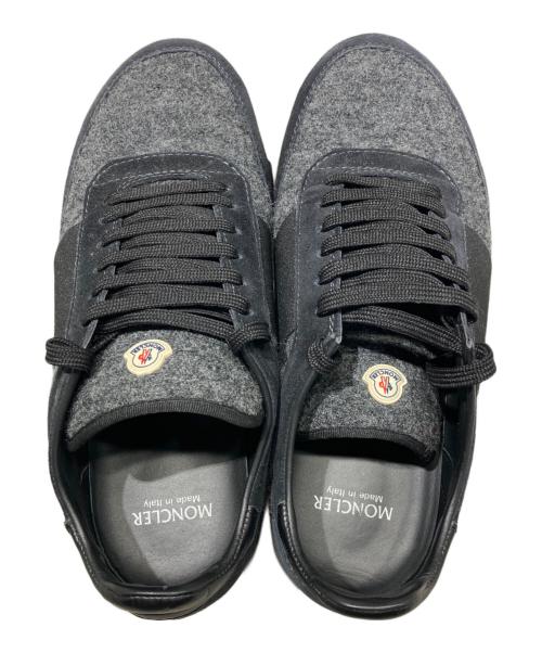 MONCLER（モンクレール）MONCLER (モンクレール) ローカットスニーカー ブラック サイズ:40の古着・服飾アイテム