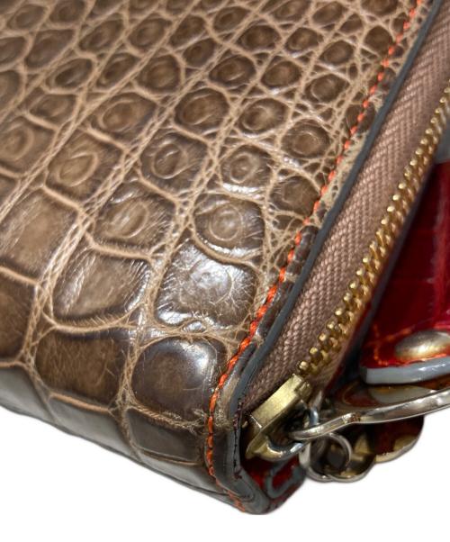 CIVINILE（チビナイル）CIVINILE (チビナイル) 長財布 ブラウンの古着・服飾アイテム