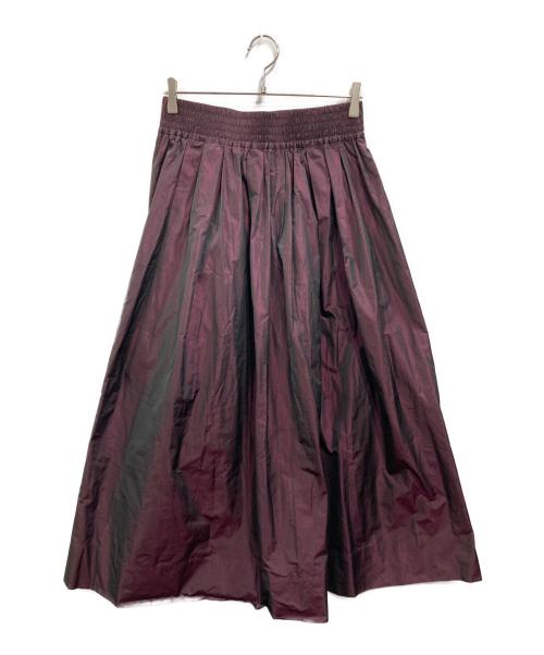 journal standard L'essage（ジャーナルスタンダード レサージュ）journal standard L'essage (ジャーナルスタンダード レサージュ) メモリータフタ スカート パープル サイズ:SIZE 38の古着・服飾アイテム