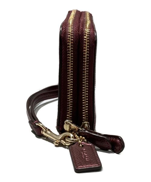 COACH（コーチ）COACH (コーチ) 長財布 メタリックレッドの古着・服飾アイテム