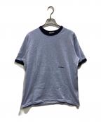 L.L.Beanエルエルビーン）の古着「モリルショートスリーブリンガーTee」｜ブルー
