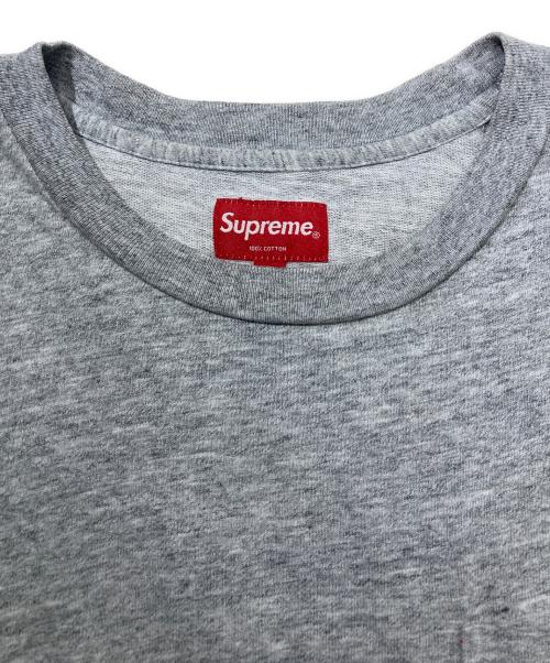 SUPREME（シュプリーム）Supreme (シュプリーム) ポケットTシャツ グレー サイズ:Lの古着・服飾アイテム