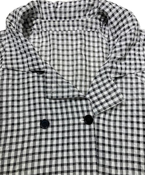 SPECCHIO（スペッチオ）SPECCHIO (スペッチオ) トレンチコート ホワイト×ブラック サイズ:40の古着・服飾アイテム