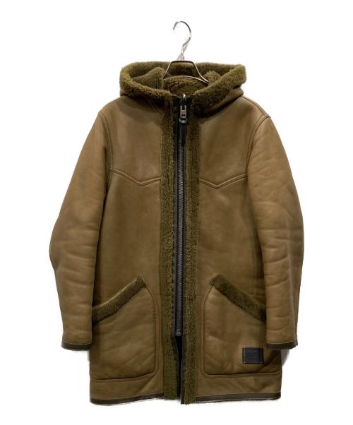 COACH（コーチ）COACH (コーチ) リバーシブルムートンコート ブラウン サイズ:不明の古着・服飾アイテム