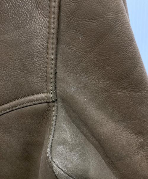 COACH（コーチ）COACH (コーチ) リバーシブルムートンコート ブラウン サイズ:不明の古着・服飾アイテム