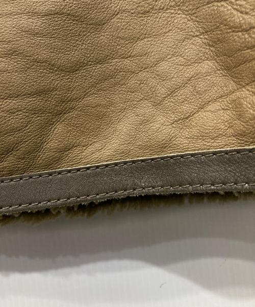 COACH（コーチ）COACH (コーチ) リバーシブルムートンコート ブラウン サイズ:不明の古着・服飾アイテム