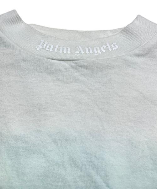 Palm Angels（パーム エンジェルス）Palm Angels (パーム エンジェルス) グラデーションカットソー ホワイト×ブルー サイズ:Sの古着・服飾アイテム