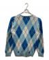 Needles (ニードルズ) Argyle Mohair Cardigan（アーガイルモヘアカーディガン） ブルー サイズ:SIZE L：15000円