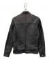 ALL SAINTS (オールセインツ) WOODS LEATHER JACKET グレー サイズ:XS：15000円