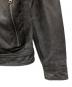中古・古着 ALL SAINTS (オールセインツ) WOODS LEATHER JACKET グレー サイズ:XS：15000円