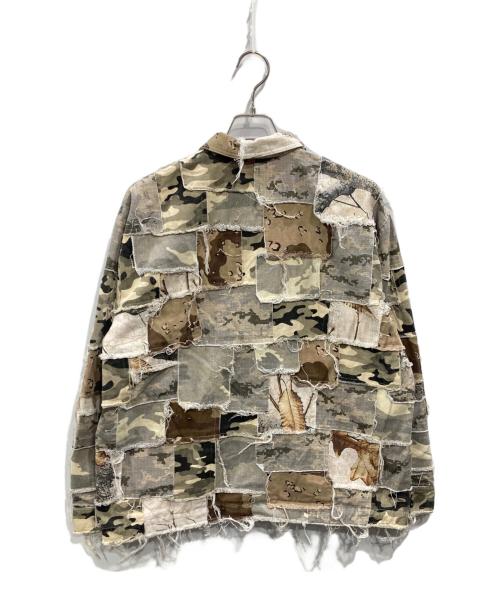 AIVER（アイバー）AIVER (アイバー) カモボロコーチジャケット ベージュ サイズ:Sの古着・服飾アイテム
