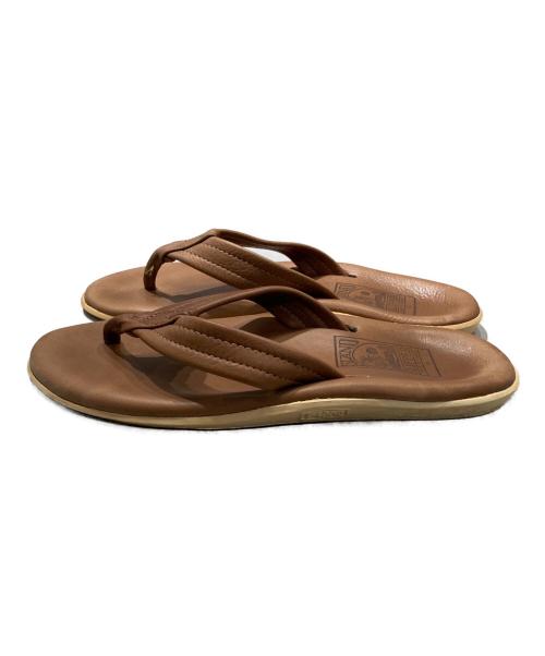 ISLAND SLIPPER（アイランドスリッパ）ISLAND SLIPPER (アイランドスリッパ) レザーサンダル ブラウン サイズ:SIZE 9の古着・服飾アイテム