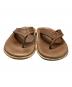 中古・古着 ISLAND SLIPPER (アイランドスリッパ) レザーサンダル ブラウン サイズ:SIZE 9：8000円