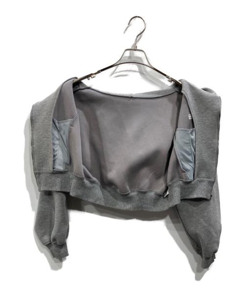 Snidel（スナイデル）Snidel (スナイデル) スウェットミニセットアップ グレー サイズ:ONESIZEの古着・服飾アイテム